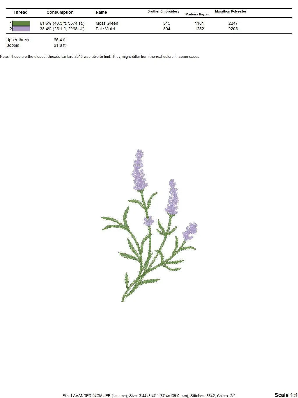 Bouquet of lavender embroidery designs - Flower embroidery design machine embroidery pattern - Floral garland embroidery - instant download Marcia Embroidery