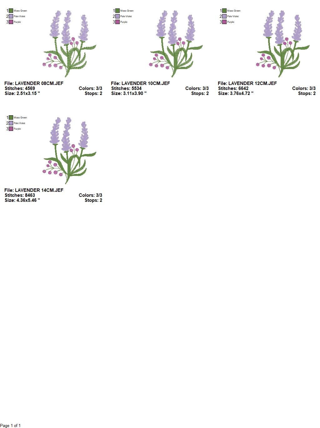 Lavender embroidery designs - Spring flowers embroidery design machine embroidery pattern - Tea towel embroidery file - kitchen cloth apron