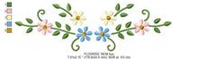 Charger l&#39;image dans la galerie, Flower Branch embroidery designs - Flower embroidery design machine embroidery pattern - Kitchen embroidery file - baby girl embroidery pes
