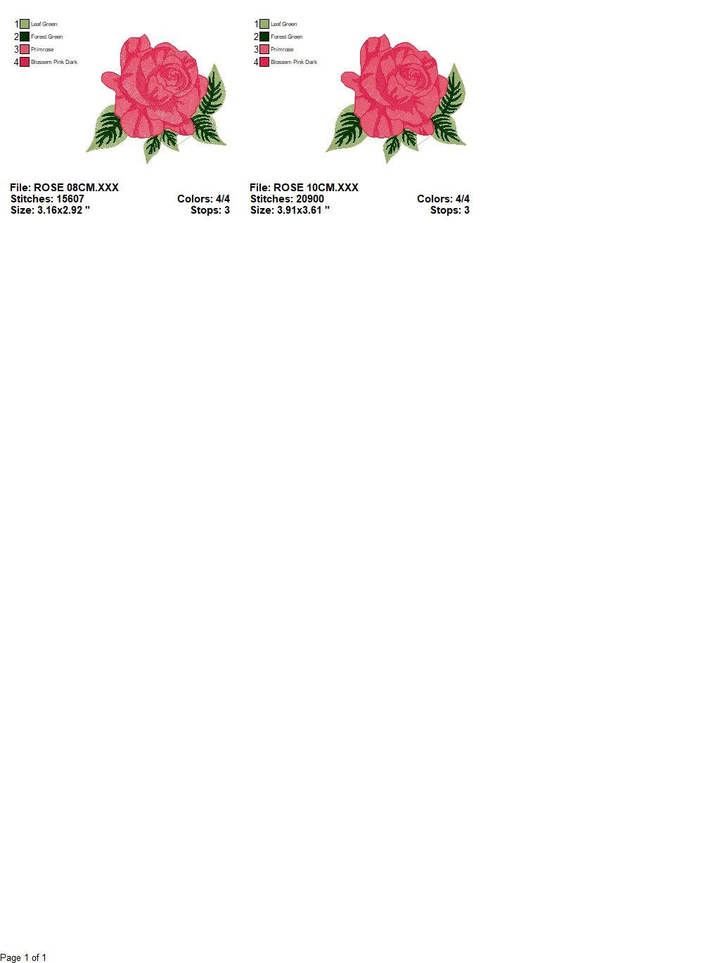 Roses embroidery designs - Towel embroidery design machine embroidery pattern - Rose embroidery file flower floral  instant digital download