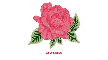 Roses embroidery designs - Towel embroidery design machine embroidery pattern - Rose embroidery file flower floral  instant digital download