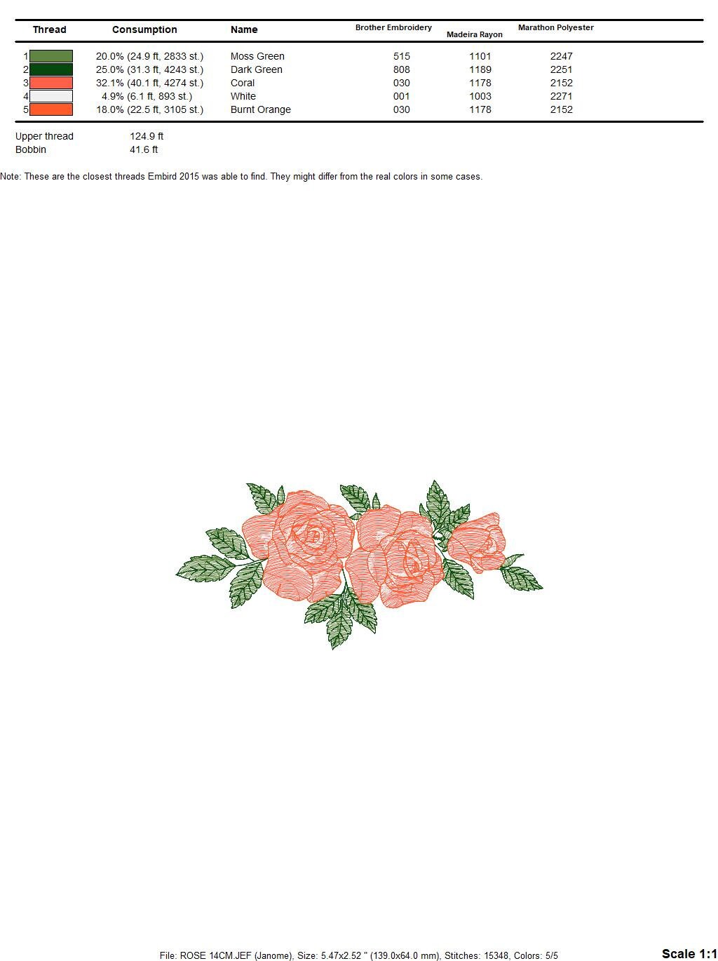 Roses embroidery designs - Red Flowers Divider machine embroidery pattern - Kitchen Towel file - Instant digital download jef pes dst hus - Marcia Embroidery