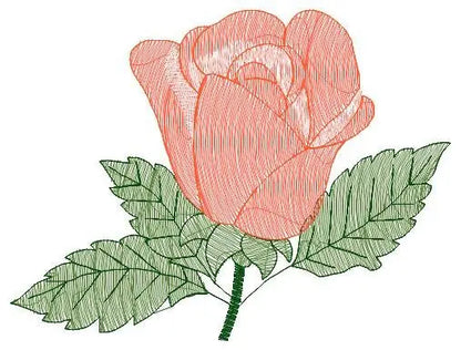 Roses embroidery designs - Flower embroidery design machine embroidery pattern - Rose embroidery file - Flowers for towels embroidery pes Marcia Embroidery