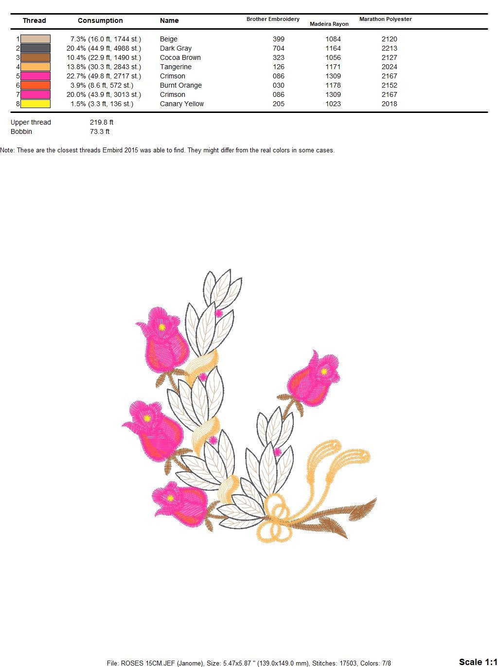 Roses bouquet embroidery designs - Flower embroidery design machine embroidery pattern - Floral embroidery file - instant digital download