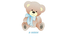 Charger l&#39;image dans la galerie, Bear embroidery designs - Baby boy embroidery design machine embroidery pattern - Cute Teddy Bear embroidery file - instant download pes jef
