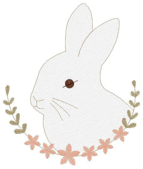 Bunny embroidery design - Animal embroidery designs machine embroidery pattern - Woodland animals embroidery file - instant download rabbit Marcia Embroidery