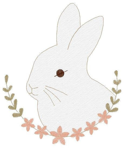 Bunny embroidery design - Animal embroidery designs machine embroidery pattern - Woodland animals embroidery file - instant download rabbit Marcia Embroidery