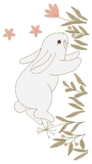 Bunny embroidery design - Animal embroidery designs machine embroidery pattern - Woodland animals embroidery file - instant download rabbit Marcia Embroidery