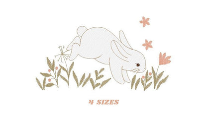 Bunny embroidery design - Animal embroidery designs machine embroidery pattern - Woodland animals embroidery file - instant download rabbit Marcia Embroidery