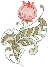 Load image into Gallery viewer, Tulip embroidery designs - Delicate Flower embroidery design machine embroidery pattern - Floral embroidery file - instant download pes jef
