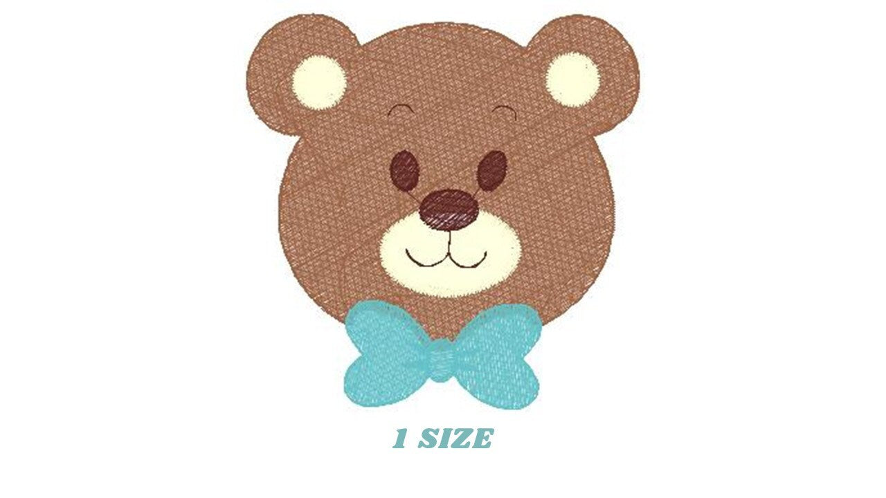 Bear embroidery designs - Teddy embroidery design machine embroidery pattern - Baby Boy embroidery file - instant download pes jef hus vp3 Marcia Embroidery