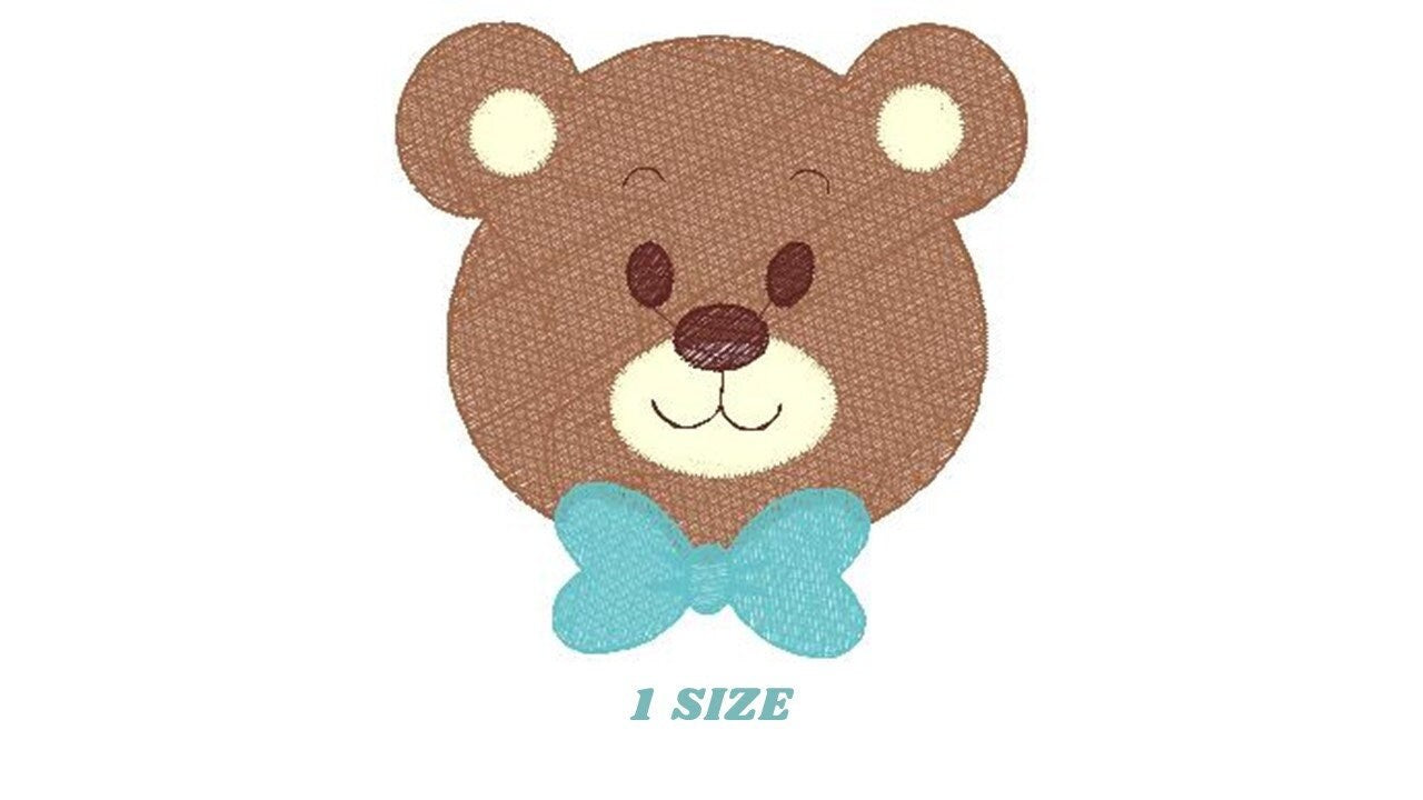 Bear embroidery designs - Teddy embroidery design machine embroidery pattern - Baby Boy embroidery file - instant download pes jef hus vp3 Marcia Embroidery