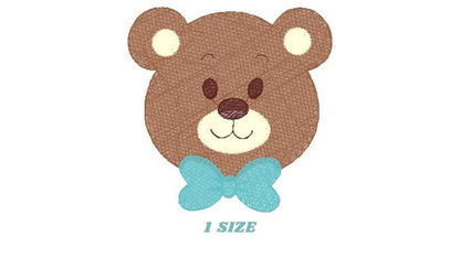 Bear embroidery designs - Teddy embroidery design machine embroidery pattern - Baby Boy embroidery file - instant download pes jef hus vp3 Marcia Embroidery