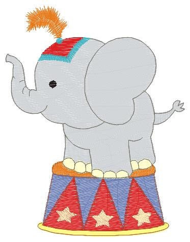 Elephant embroidery designs - Animal Circus embroidery design machine embroidery pattern - Baby boy embroidery file - Circus embroidery pes Marcia Embroidery