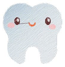 Tooth embroidery designs - Teeth embroidery design machine embroidery pattern - Dentist embroidery file - Dental instant embroidery download