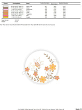 Carica l&#39;immagine nel visualizzatore di Gallery, Kitchen embroidery designs - Flower frame embroidery design machine embroidery pattern - Daisy embroidery file - instant digital download
