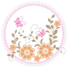 Charger l&#39;image dans la galerie, Flower Frame embroidery designs - Flower embroidery design machine embroidery pattern - Kitchen embroidery file - instant digital download
