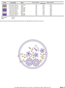 Frame embroidery designs - Flower stamp embroidery design machine embroidery pattern - Daisy embroidery file - embroidery digital download