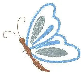 Butterfly embroidery design - Delicate embroidery designs machine embroidery pattern - Mini embroidery file - instant digital download pes Marcia Embroidery