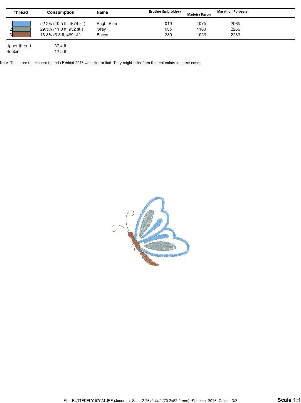 Butterfly embroidery design - Delicate embroidery designs machine embroidery pattern - Mini embroidery file - instant digital download pes Marcia Embroidery