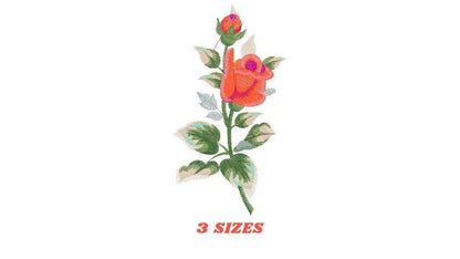 Roses embroidery designs - Flower embroidery design machine embroidery pattern - Rose embroidery file - Flowers for towels embroidery pes Marcia Embroidery