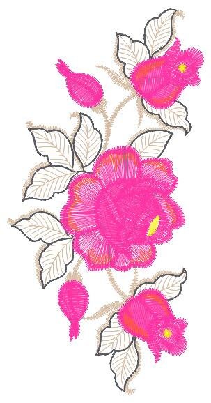 Roses embroidery designs - Flower embroidery design machine embroidery pattern - Floral embroidery file - instant embroidery download pes Marcia Embroidery