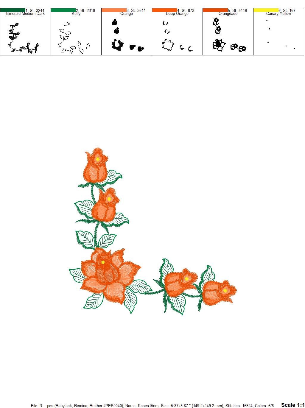 Flower outline free embroidery design - Redwork - Machine embroidery  community