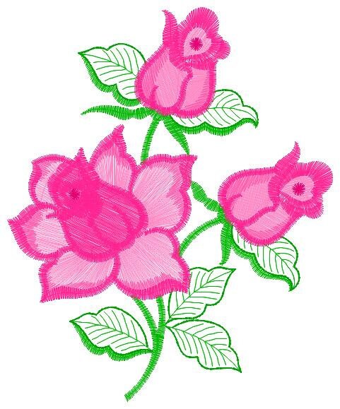 Roses embroidery designs - Flower embroidery design machine embroidery pattern - Floral embroidery file - instant embroidery download pes - Marcia Embroidery