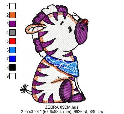 Zebra embroidery design - Animal embroidery designs machine embroidery pattern - Baby boy embroidery - Safari embroidery file Towel Shirt