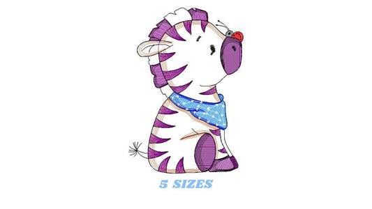 Zebra embroidery design - Animal embroidery designs machine embroidery pattern - Baby boy embroidery - Safari embroidery file Towel Shirt