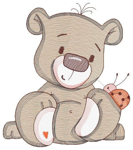 Bear embroidery designs - Baby boy embroidery design machine embroidery pattern - Cute Teddy Bear embroidery file - instant download pes jef Marcia Embroidery