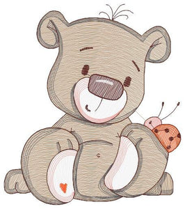 Bear embroidery designs - Baby boy embroidery design machine embroidery pattern - Cute Teddy Bear embroidery file - instant download pes jef