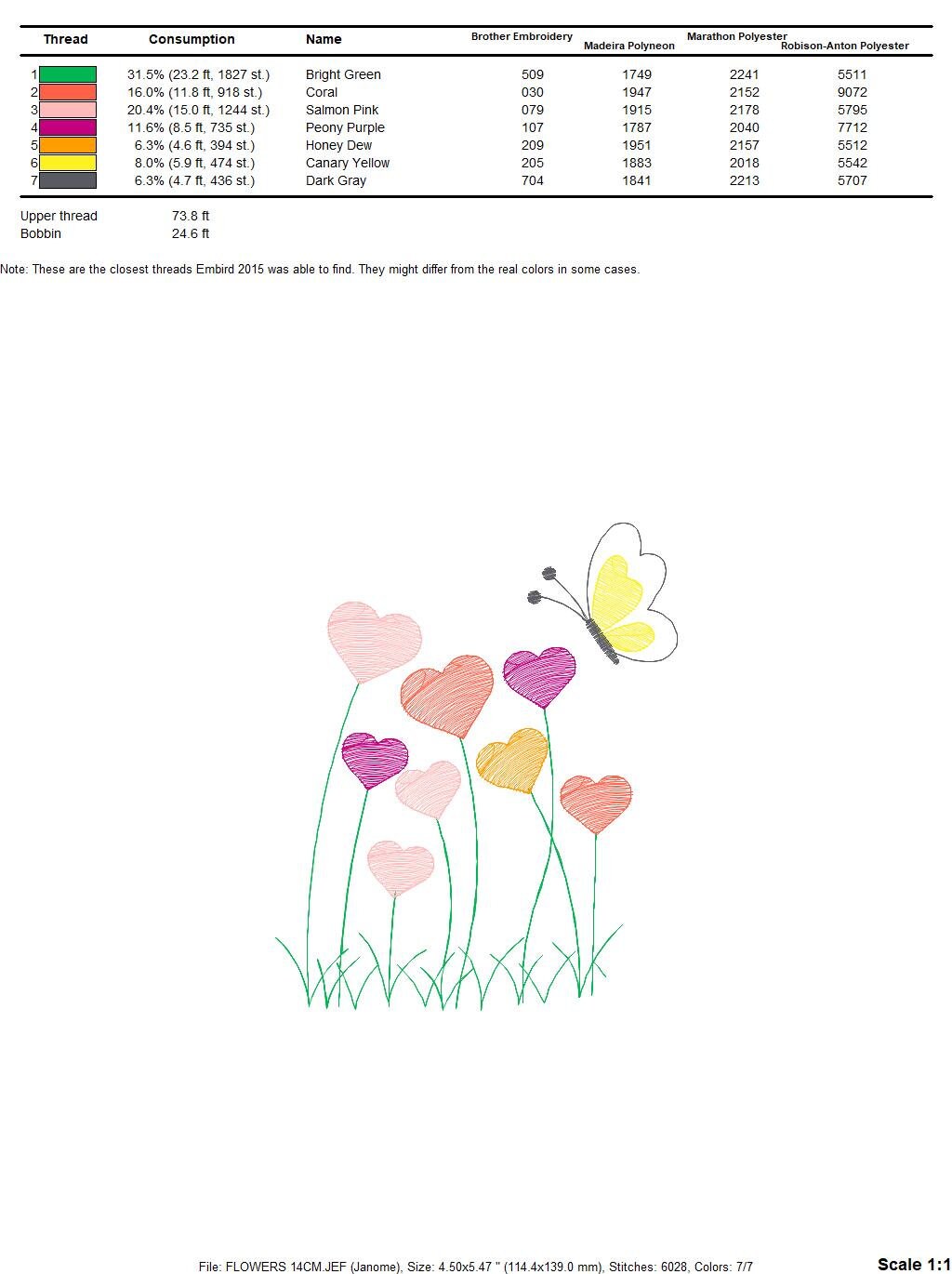 Flower garden embroidery designs - Flowers embroidery design machine embroidery pattern - Butterfly embroidery file - kitchen cloth apron