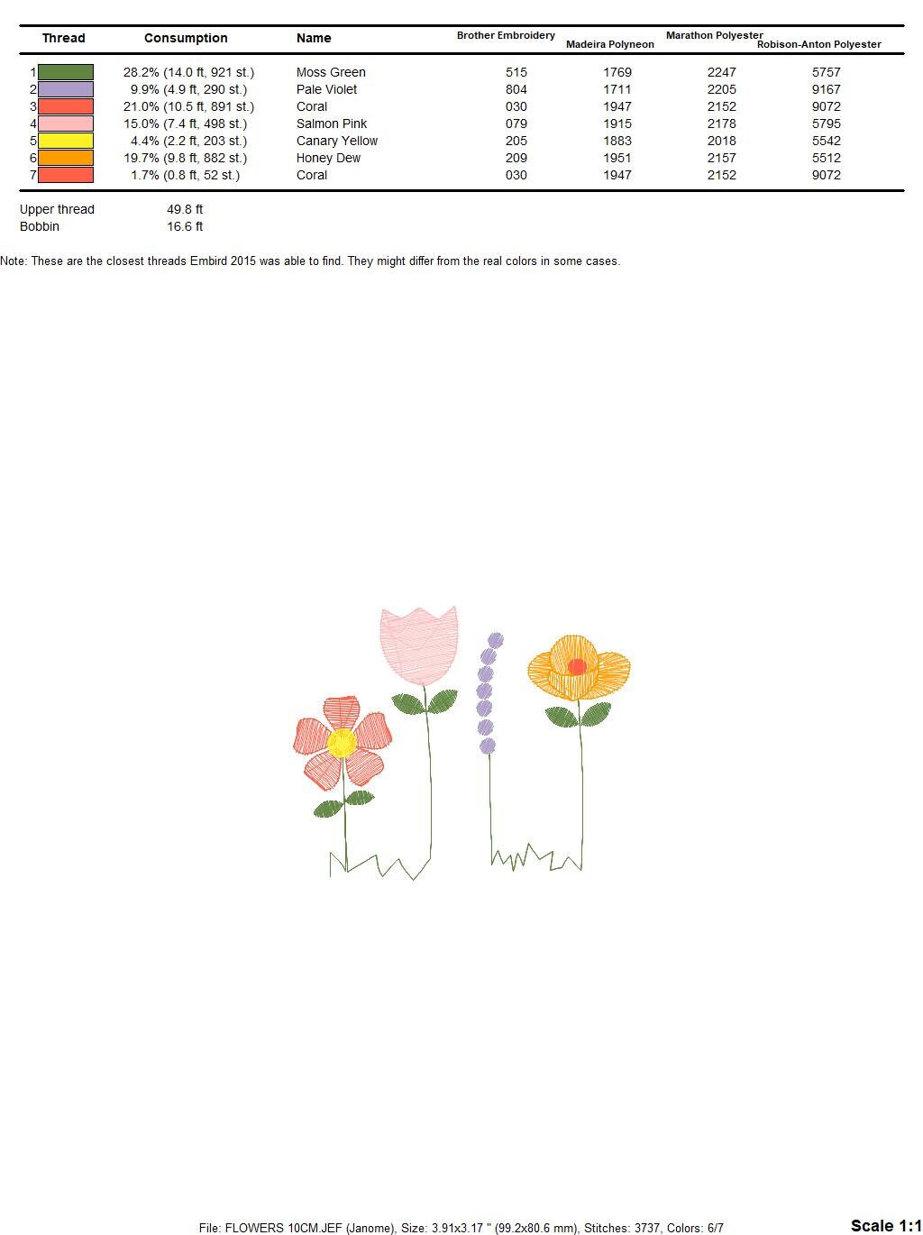 Flower garden embroidery designs - Spring flowers embroidery design machine embroidery pattern - Tea towel embroidery file - kitchen apron