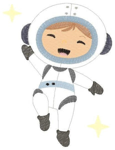 Astronaut embroidery designs - Baby boy embroidery design machine embroidery pattern - Space embroidery file - instant download Star Rocket