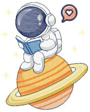 Laden Sie das Bild in den Galerie-Viewer, Astronaut embroidery designs - Baby boy embroidery design machine embroidery pattern - Saturn embroidery file Star Rocket - instant download
