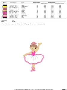 Ballerina embroidery designs - Ballet embroidery design machine embroidery pattern - Ballerina applique design -  instant download pes jef