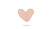 Cargar imagen en el visor de la galería, Small heart embroidery designs - Heart micro embroidery design machine embroidery pattern - Baby girl embroidery file Heart embroidery pes
