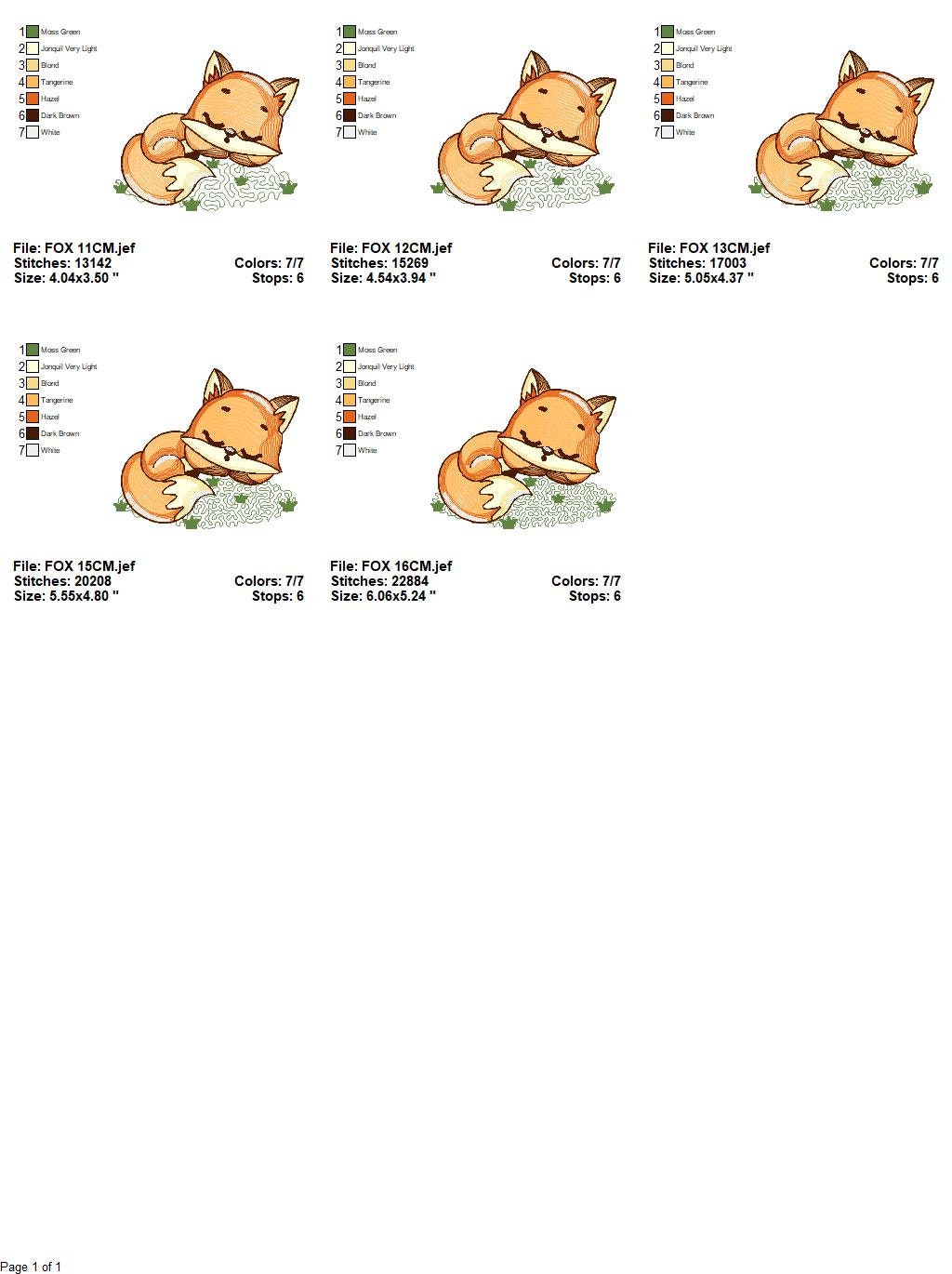 Red Fox embroidery designs - Woodland animals embroidery design machine embroidery pattern - baby girl embroidery file - instant download