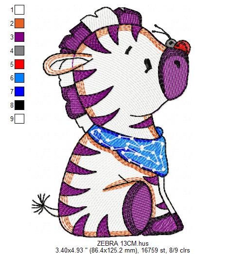 Zebra embroidery design - Animal embroidery designs machine embroidery pattern - Baby boy embroidery - Safari embroidery file Towel Shirt