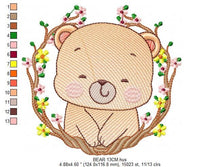 Carica l&#39;immagine nel visualizzatore di Gallery, Bear embroidery designs - Baby boy embroidery design machine embroidery pattern - cute teddy bear embroidery file - instant download pes jef
