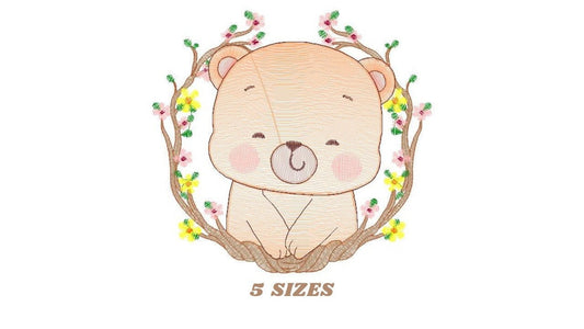 Bear embroidery designs - Baby boy embroidery design machine embroidery pattern - cute teddy bear embroidery file - instant download pes jef Marcia Embroidery