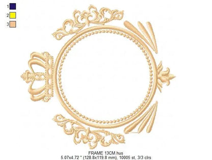 Bunny embroidery design - Rabbit embroidery designs machine embroidery pattern - baby embroidery file - Frame wreath embroidery Monogram Marcia Embroidery