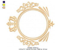 Charger l&#39;image dans la galerie, Bunny embroidery design - Rabbit embroidery designs machine embroidery pattern - baby embroidery file - Frame wreath embroidery Monogram
